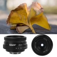 ราคา 25 มม F1 8 เลนส์ทนทาน 2 36x2 36x1 26 กล้องวงจรปิดสีดำ C Mount มุมกว้างสำหรับ Sony NEX DSLR กล้องกลางแจ้งในร่ม (56850123117)