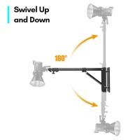 ราคา Cameraworld1 TH Camnoon ติดผนังสามเหลี่ยมแขนบูมขาตั้งไฟสำหรับการถ่ายภาพ Strobe Monolight Softbox Reflector แหวนอลูมิเนียมอัลลอยด์ ความจุโหลด 5 กก หมุนได้ 180 ความยาวสูงสุด 130 ซม 51in (51900170766)