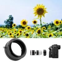 ราคา อะแดปเตอร์เลนส์ สีดำ อุปกรณ์เสริมกล้อง วงแหวนโฟกัสอัตโนมัติสำหรับ Canon EF EF S (45550104669)