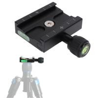 ราคา Quick Release Plate Clamp กล้อง 60 มม 3 ระดับฟองพร้อมประแจสำหรับการถ่ายภาพ (45450256080)