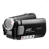 ราคา Ordro AC2 4K กล้องวิดีโอดิจิตอล DV Recorder 48MP 30X ซูมดิจิตอล IR Night Vision 3 0 นิ้ว IPS Touchscreen พร้อมแบตเตอรี่รีโมทคอนโทรลกระเป๋าพกพา (27253502611)