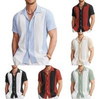 ราคา LFT ผู้ชายสบายๆวินเทจโบว์ลิ่งเสื้อเชิ้ตฮาวายแขนสั้นปุ่มลงเสื้อหลวม (29158866310)