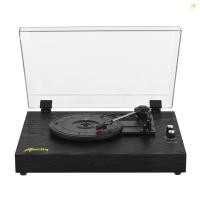 ราคา เครื่องเล่นบันทึกพร้อมฟังก์ชั่น BT 33 45 78RPM 3 Speed Line in แผ่นเสียงโบราณแผ่นไวนิลเสียง RCA R L 3 5 มม USB DC 5V รองรับ 7 10 12 นิ้วแผ่นเสียงบันทึก (43950773663)