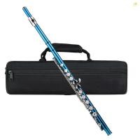 ราคา ปิดหลุมคขลุ่ย16คีย์คัพรอนคิเอลนิกเกิลชุบเครื่องมือลมที่มีกรณีพกพาขลุ่ยยืนถุงมือทําความสะอาดผ้ามินิไขควงทําความสะอาดก้าน (43400783144)