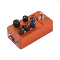 ราคา MOSKYAUDIO BLACK JUICE Guitar Preamp Overdrive Effects Pedal Gain Mid Boost Volume Treble Bass 4 Mode Knob DC 9V 6 35 มม อินพุต เอาต์พุตอินเทอร์เฟซกีตาร์ไฟฟ้า Preamp Overdrive Effe (41900778044)