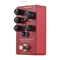 ราคา MOSKYAUDIO กีตาร์ Distortion Effects เหยียบสีแดงสีน้ําตาล Distortion กีตาร์เบสเอฟเฟกต์เหยียบ Distortion และ 4 รุ่น True Bypass DC 9V 6 35 มม อินพุต เอาต์พุตอินเทอร์เฟซ (29089593216)