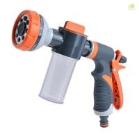 ราคา รถน้ําเครื่องซักผ้าแรงดันสูงท่อโฟมพ่นหัวฉีดโฟมตู้ทําสบู่สวนรดน้ําเครื่องมือที่มี8โหมดรดน้ําสําหรับล้างรถพืชรดน้ําสัตว์เลี้ยงอาบน (28833794209)