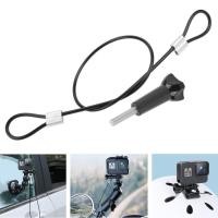 ราคา 30 ซม Tether Lanyard Ultralight ทนต่อการกัดกร่อนสายรัดข้อมือกล้องสีดำ Anti Lost สำหรับ Gopro OSMO Pocket (57650091457)