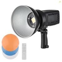 ราคา 150W COB ไฟสตูดิโอ LED ไฟวิดีโอการถ่ายภาพ 5500K อุณหภูมิสี CRI 96 หรี่แสงได้ 0 100 พร้อมตัวกรองสีรีโมทคอนโทรล NP F Series แบตเตอรี่อะแดปเตอร์ AC (43900805544)