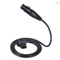 ราคา Andoer 100 ซม 3 3ft D Tap ชาย XLR 4 Pin หญิงอะแดปเตอร์แหล่งจ่ายไฟสายสําหรับ V mount แบตเตอรี่แผ่นกล้องวิดีโอ Monitor (43850790819)