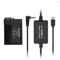 ราคา Andoer PD USB Type C สาย DR E8 Dummy แบตเตอรี่ DC Coupler LP E8 สําหรับ Canon EOS Rebel T5i T4i T3i T2i Kiss X7 X6 X5 X4 700D 650D 600D 550D 550D (43700791231)