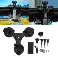 ราคา ที่วางแก้วแบบสามขาติดตั้งง่ายปรับมุมการดูดซับที่แข็งแกร่ง Triple Mount สำหรับกล้องแอคชั่นแคมเมราโทรศัพท์มือถือ (43575757298)