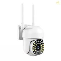 ราคา ระบบกล้อง WiFi อัจฉริยะ 1080P กล้องมอนิเตอร์ไร้สายกันน้ํา 355 Rotatable Motion Detection Sound Light Alarm Night Vision Two Way Talk APP รีโมทคอนโทรลกล้องไร้สายสําหรับ (43550795959)