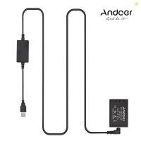 ราคา Andoer DR E12 USB Power Kit DC Coupler Dummy แบตเตอรี่แทนที่ LP E12 แบตเตอรี่ USB DC Converter สายไฟอินพุต USB เดี่ยวเข้ากันได้กับ Canon EOS M M2 M10 M50 M100 M200 C (28633763276)