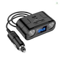ราคา ที่ชาร์จแบตในรถ PD QC3 0 Dual USB Quick Charge Adapter 2 ซ็อกเก็ต Power Splitter 12 24V LED การตรวจจับแรงดันไฟฟ้าสําหรับรถยนต์รถบรรทุก SUV (41511919266)