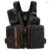 ราคา เสื้อชูชีพตกปลาหลายกระเป๋าลอยเสื้อกั๊กผู้ใหญ่เสื้อกั๊กพยุง (29633899807)