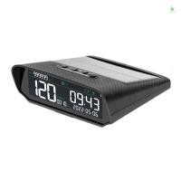 ราคา จอแสดงผล Headup ไร้สายในรถยนต์ Solar GPS Digital Speedometer พร้อมหน้าจอ LCD Overspeed Alarm Total Mileage Time Alitude Speed Display (26283911009)