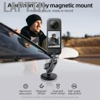 ราคา Laptth Laptth CMM 001 กล้องแม่เหล็กติดตั้งอลูมิเนียมอัลลอยด์คู่ 360 หัวลูกบอลหมุนได้พร้อมอะแดปเตอร์กีฬา การเปลี่ยนสกรู 1 4 นิ้วสำหรับ GO PRO 11 10 (44122158572)