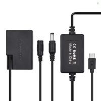 ราคา PD USB Type C สาย DR E18 Dummy แบตเตอรี่ DC Coupler LP E17 สําหรับ Canon 750D 760D T6S 77D 800D 200D Rebel SL2 (44050726853)