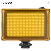 ราคา มินิแบบพกพาบนกล้อง LED วิดีโอเติมแสง 5400K 3200K CRI85 พร้อมตัวกรองสีขาวและสีส้มสําหรับกล้อง Canon DSLR กล้องวิดีโอ (42200691521)