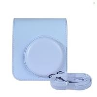 ราคา เคสป้องกันกล้องทันทีกระเป๋าหนัง PU กระเป๋าเก็บกล้องพร้อมสายสะพายไหล่ปรับได้แบบถอดได้สําหรับ Fujifilm instax mini 12 (29731881459)