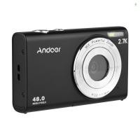 ราคา Andoer 2 7K กล้องดิจิตอลกล้องวิดีโอขนาดกะทัดรัด 48MP Auto Focus 2 88 นิ้วหน้าจอ IPS 16X ซูม Anti shake Face Detact Smile Capture แบตเตอรี่ในตัว LED เติมแสงพร้อมกระเป๋าพกพา (28736526999)