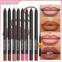 ราคา ของขวัญฟรี Phoera Lip Liner Matte Velvet ลิปสติกเนื้อแมตต์ติดทนนาน ดินสอเขียนขอบปากที่สะดุดตา ลิปทินท์เนื้อเนียน กันน้ำ ถ้วยแบบไม่ติด JadeNest CelestialNook (57350903825)