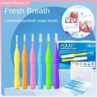 ราคา แปรงซอกฟันแบบตรงสำหรับทำความสะอาดซอกฟันและเครื่องมือจัดฟัน แปรงซอกฟัน JadeNest สำหรับเครื่องมือจัดฟัน CelestialNook (47300634985)