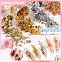 ราคา กระดาษฟอยล์สีทองสำหรับตกแต่งเล็บ เครื่องประดับ K ฟอยล์สีทอง เศษกระดาษฟอยล์สำหรับตกแต่งเล็บ กาว สติ๊กเกอร์ตกแต่ง เลื่อม CelestialNook (42254261237)