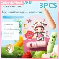 ราคา ลิปบาล์มสำหรับเด็ก 3 ชิ้น กลิ่นดอกไม้ บำรุงริมฝีปากให้ชุ่มชื้น ไม่ระคายเคือง ป้องกันการแข็งตัว ป้องกันการแตก ลิปบาล์มไม่มีสี CelestialNook (41560648132)