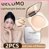 ราคา Gecomo Control Oil Matte Face Press 2 ชิ้น แป้งอัดแข็ง รองพื้น ความหนาแน่นสูง น้ำหนักเบา ไม่ผสมแป้ง ปกปิดจุดบกพร่องอย่างเป็นธรรมชาติ JadeNest CelestialNook (40273580947)