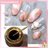 ราคา กาวดึงลวดความหนาแน่นสูง กาวติดเล็บพิเศษ กาวแฟลชชิ่ง สีทอง เงิน ดำ ขาว กาวดึงลวด กาวแพลตตินัม DIRE CelestialNook (28884064263)