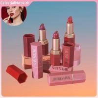 ราคา SAMSUGAR ลิปสติกเนื้อบางเบา ติดทนนาน กันน้ำ กันเหงื่อ เครื่องสำอาง ลิปสติกเนื้อบางเบา ประกายมุก ติดทนนาน CelestialNook (54251239136)