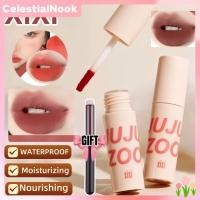 ราคา ของขวัญฟรี XIXI Mist Lip Mud Natural Matte Velvet Smooth สีขาว แดง ส้ม น้ำตาล กันน้ำ ให้ความชุ่มชื้น ไม่ติดถ้วย ลิปแก้ม ลิปเคลือบ CelestialNook (40762351555)