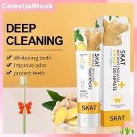 ราคา พร้อมแปรงสีฟัน มาเดลีน ยาสีฟันกลิ่นหอมติดทนนาน ยาสีฟันรสหมากฝรั่ง ทำความสะอาดช่องปาก ลมหายใจสดชื่น ยาสีฟันขิง เซเลสเชียลนุ๊ก (40000833694)