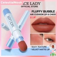 ราคา ลิปสติกเนื้อแมตต์เนื้อกำมะหยี่อเนกประสงค์ Air Cushion Lipstick Velvet Matte Cheek Cream เนื้อสัมผัสเนียนนุ่ม กันน้ำ กันเหงื่อ บางเบา เรียบเนียน FOCALLURE Lip Makeup CelestialNook (42312355840)