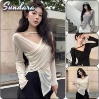 ราคา เสื้อยืดแขนยาวสำหรับฤดูใบไม้ผลิถึงร้อน ครีมกันแดด สไตล์เกาหลี สลิมฟิต (40915826655)