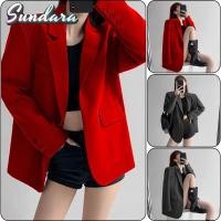 ราคา เสื้อเบลเซอร์สีแดง สไตล์ใหม่ ระดับไฮเอนด์ сочета้วยสีดำ เพื่อแฟชั่นสูทที่หรูหรา (28540454973)