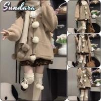 ราคา สเวตเตอร์คาร์ดิแกนสีกากีสำหรับผู้หญิง แบบถักลายกันหนาวสำหรับฤดูใบไม้ร่วงและหนาว มาพร้อมกระโปรงจีบสไตล์วิทยาลัย (57551241116)