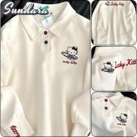 ราคา เสื้อโปโลแขนยาวสไตล์การ์ตูนสำหรับผู้หญิง แบบคอปก กันหนาวได้ ในสไตล์เกาหลี สบายๆ และสวมใส่ง่าย (54100052817)