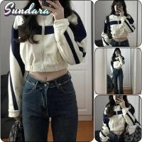 ราคา แจ็คเก็ตแขนยาวสไตล์อเมริกันสำหรับผู้หญิง เสื้อเบสบอลสั้น ใส่สบายในฤดูใบไม้ผลิและฤดูใบไม้ร่วง (43668922743)