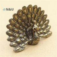 ราคา N U ทองเหลืองนกยูงรูปปั้น Vintage ตุ๊กตาสัตว์โต๊ะตกแต่งงานฝีมือตกแต่งบ้าน COD (43112224443)