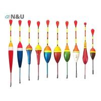 ราคา N U ชุดทุ่นBobberสำหรับตกปลา 10 ชิ้น ล็อต ทุ่นลอยแบบStick Floats สีสันหลากหลาย (57500662635)
