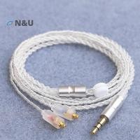 ราคา N U HiFi หูฟังอัพเกรดสาย MMCX 3 5 มม 1 2 M Silver Plated Core สําหรับ Sennheiser IE200 IE300 IE600 IE900 AKG N5005 N30 (57401032418)