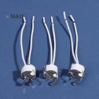 ราคา N U 3 ชิ้น MR16 GU5 3 G5 3 ซ็อกเก็ต MR16 ซ็อกเก็ตผู้ถือโคมไฟพร้อมขายึด LED ฮาโลเจน Gu5 3 ซ็อกเก็ตไฟสีขาว 10 ซม สายซิลิโคน (55250691312)