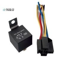 ราคา N U 1X DC 12V รถ SPDT รีเลย์ยานยนต์ 5 ขา 5 สาย w สายรัดซ็อกเก็ต 30 40 Amp ใหม่ (44225886880)