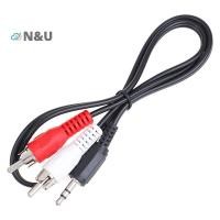 ราคา N U แจ็ค 3 5 มม mini plugto 2 RCA สเตอริโอชาย hono สายสัญญาณเสียงอะแดปเตอร์สาย (44750726161)