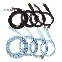 ราคา N U 1 1 51 8 3M USB To RJ45 สําหรับ Cisco USB คอนโซลสาย Debug สําหรับ Cisco H3C HP Arba 9306 Huawei Router คอนโซลแบบโรลโอเวอร์ (46151011339)