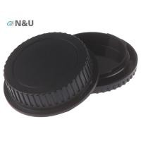 ราคา N U 1 ชุดฝาครอบเลนส์ด้านหลัง ฝาครอบสําหรับกล้อง Canon DSLR SLR EOS EF S (55500705952)