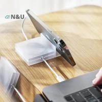 ราคา N U แบบพกพาโปร่งใส Cable Organizer การจัดการสายไฟ USB Cable Winder Charger Wire Storage Protector (50650876907)